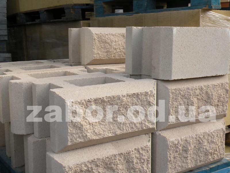 блоки для столбовые с рванной текстурой 380/280/190 под заборные камни 120/120/380 фото 2